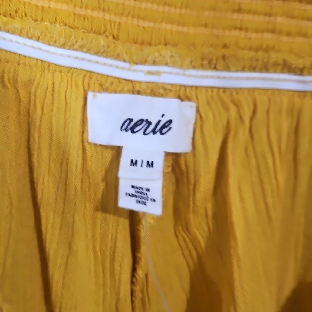 Aerie High Waist Mustard Women's Shorts